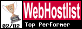 Webhostlist - Verfügbarkeit: 100 %