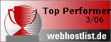 Webhostlist - Verfügbarkeit: 100 %