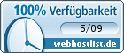 Webhostlist - Verfügbarkeit: 100 %