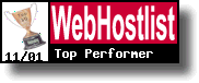 Webhostlist - Verfügbarkeit: 100 %