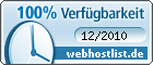 Webhostlist - Verfügbarkeit: 100 %