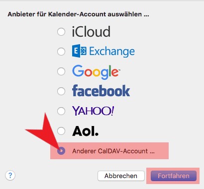 Wie Sie den Kalender Ihres Postfachs auf einem Apple Mac einrichten.