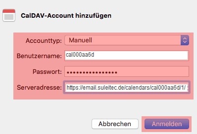 Wie Sie den Kalender Ihres Postfachs auf einem Apple Mac einrichten.