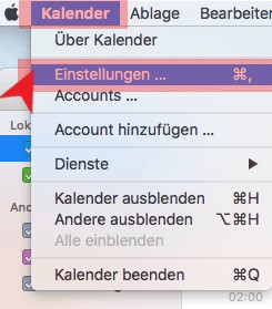Wie Sie den Kalender Ihres Postfachs auf einem Apple Mac einrichten.