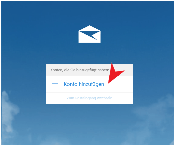 Wie Sie Ihr Imap Postfach mit der Windows 10 App einrichten.