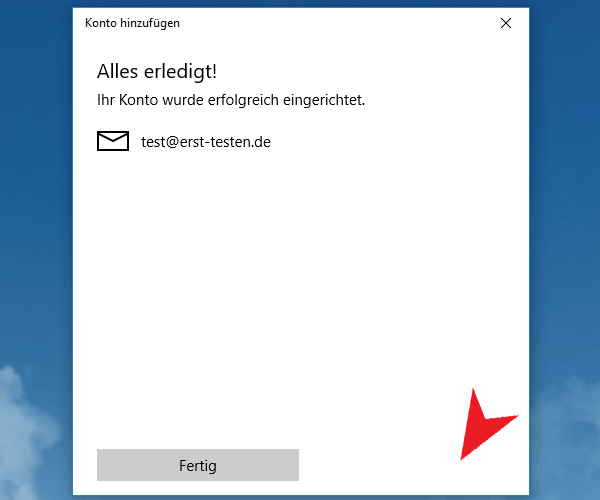 Wie Sie Ihr Imap Postfach mit der Windows 10 App einrichten.

