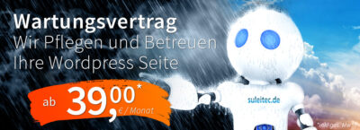 Homepage Wartung ist wichtig