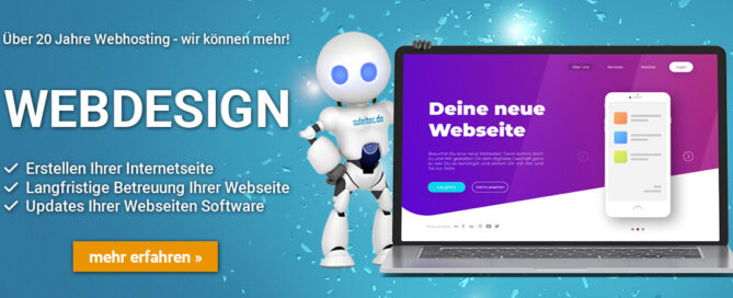 Webdesign, Erstellen Ihrer Internetseite, Langfristige Betreuung Ihrer Webseite, Updates Ihrer Webseiten Software